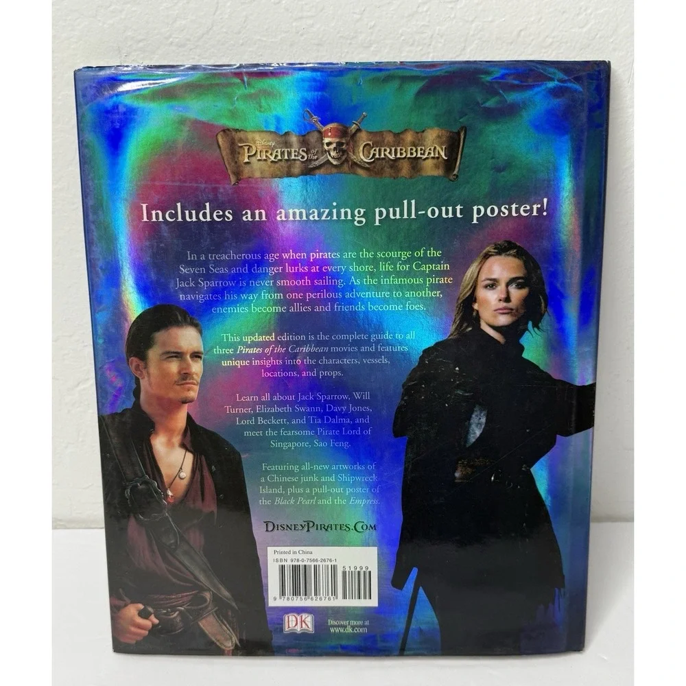 Pirates of the Caribbean: The Complete Visual Guide Disney Movie Reading Photos